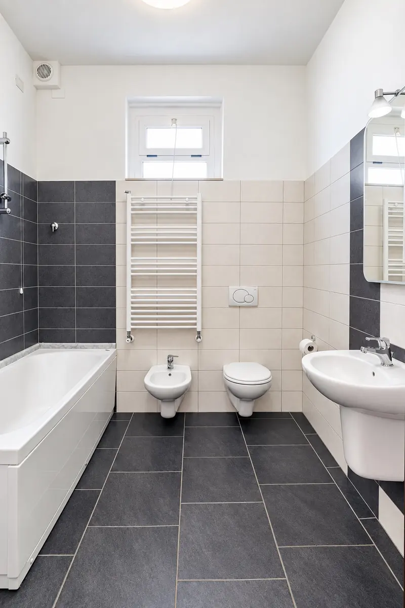 Il bagno con la vasca